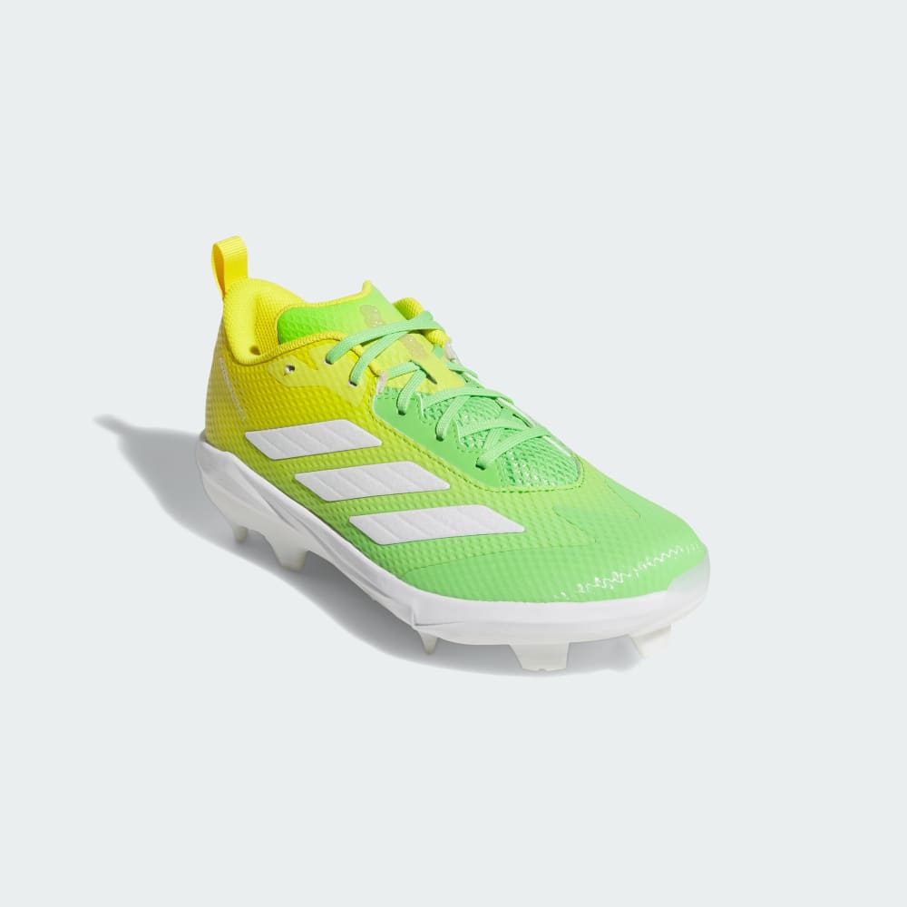 Бутсы Adidas Adizero Instinct 2.0 Candy TPU Cleats, цвет Lucid Lime/Cloud White/Yellow — фото 4