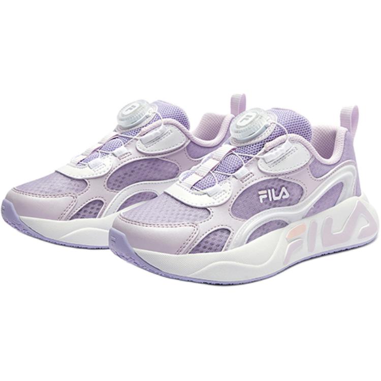 FILA KIDS Performance FPH противоскользящие износостойкие низкие детские беговые кроссовки Purple для детей 3-7 лет — фото 3