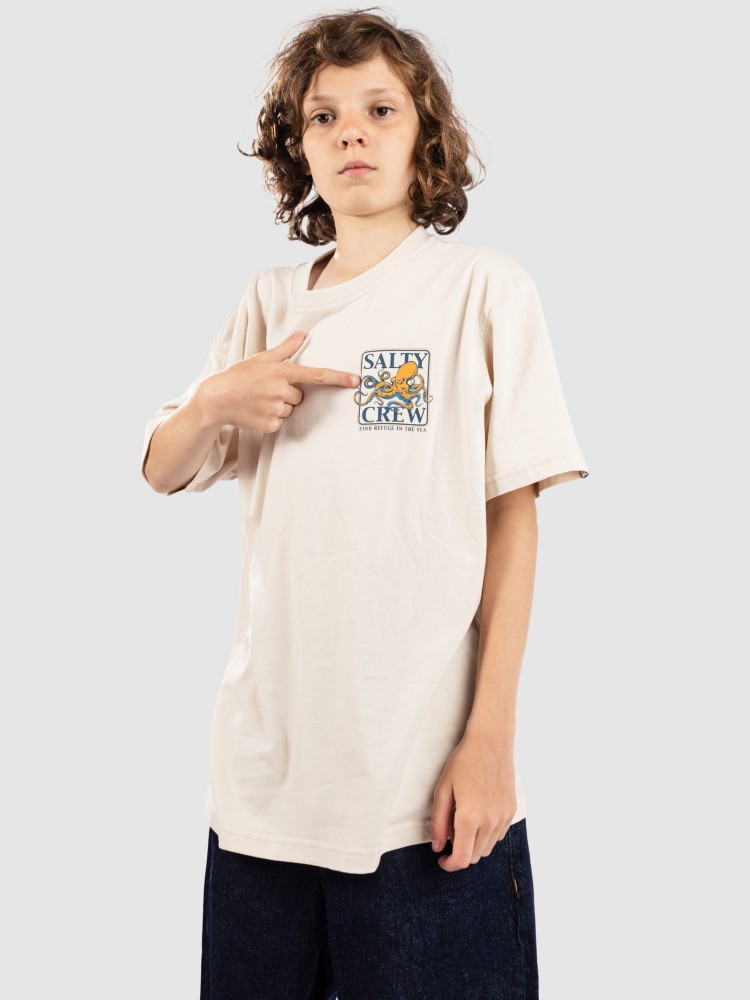 Футболка Salty Crew Ink Slinger Kids T-Shirt, moonbeam — фото 2