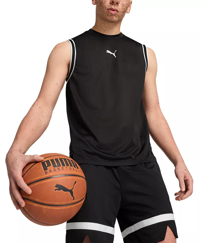 

Мужская майка Winning Shot Regular-Fit с сетчатыми вставками и логотипом Puma, черный
