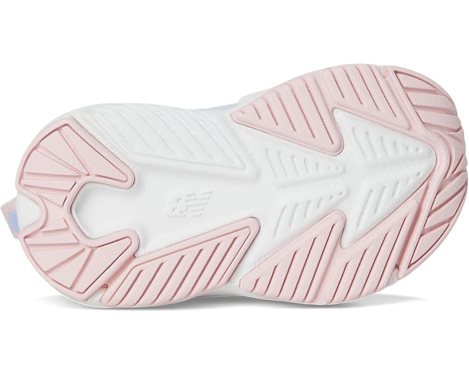 Кроссовки New Balance Kids Rave Run v2 Bungee Lace with Top Strap, цвет Bright Sky/Granite/Rose Sugar — фото 3