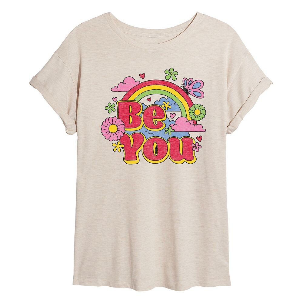 

Детская футболка Be You Flowy Licensed Character, бежевый