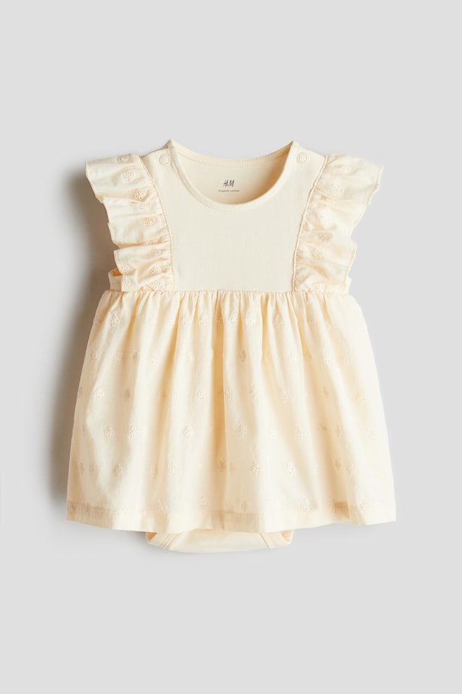 

Платье-Боди с воланами H&M, желтый