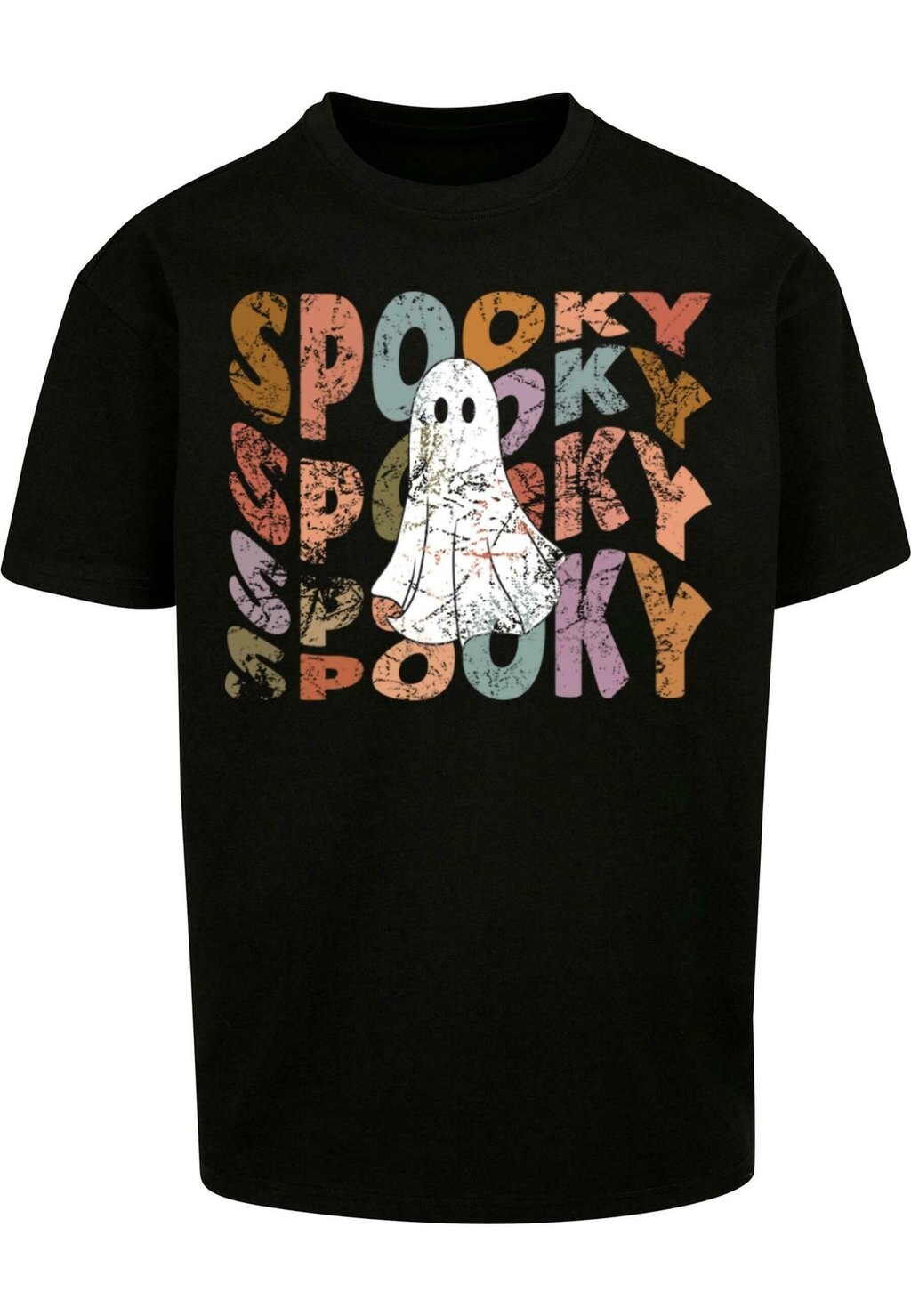 

Футболка с принтом HALLOWEEN SPOOKY GHOST TEE Merchcode, черный