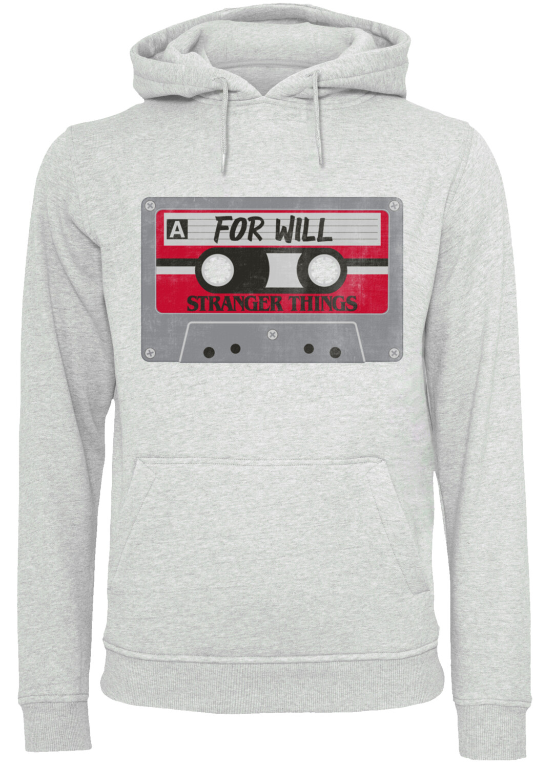 

Пуловер F4NT4STIC Hoodie Stranger Things Cassette For Will Netflix TV Series, цвет grau meliert