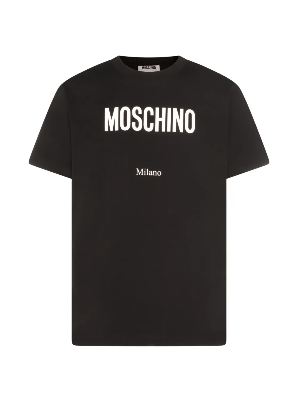 

Футболка с логотипом Moschino, черный