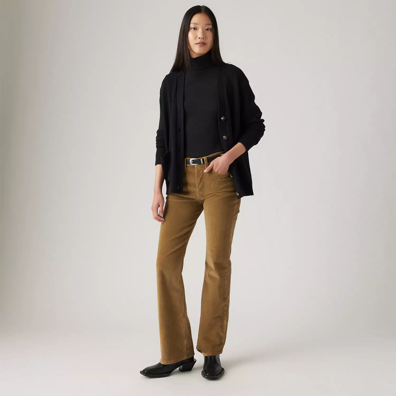 

Женские джинсы на танкетке Bootcut Levi's, коричневый