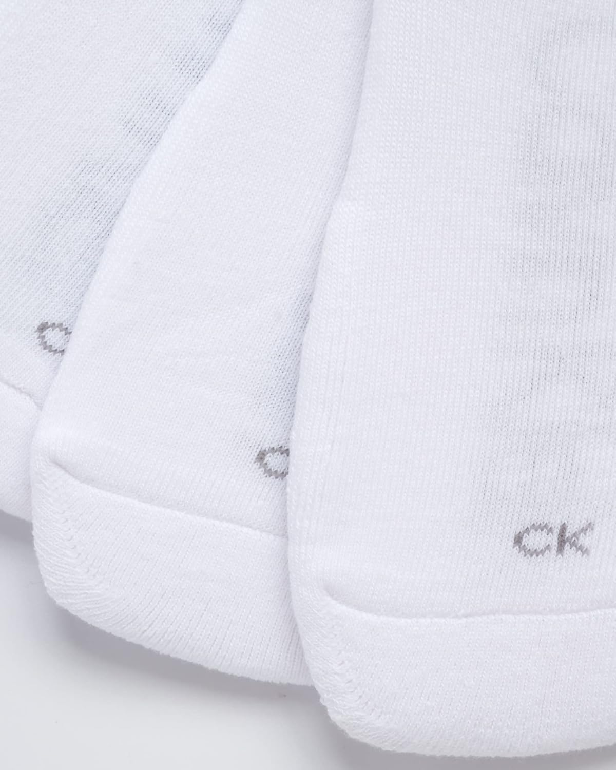 Мужские носки Calvin Klein - 12 шт., легкие, нескользящие, непромокаемые, для мужчин - спортивные носки-подкладки для обуви, White — фото 3