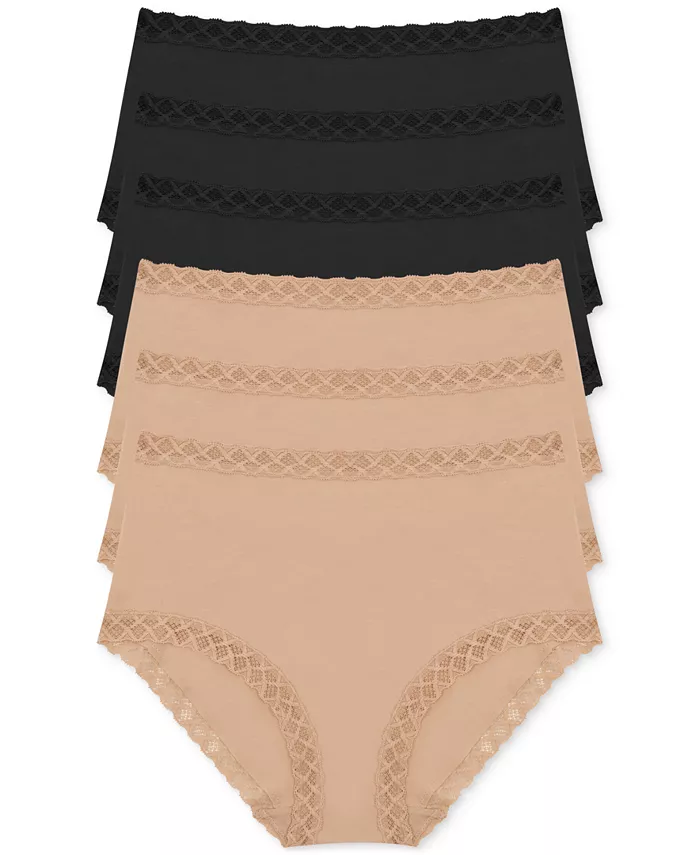 

Комплект нижнего белья Bliss Full Brief, 6 пар, 755058P6 Natori, мультиколор