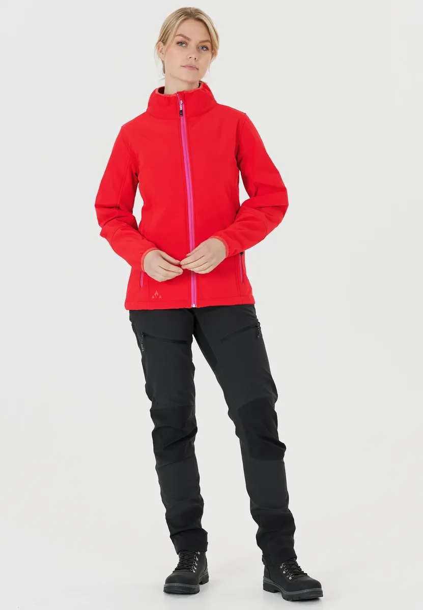 

Куртка WHISTLER Softshell "Covina" из водонепроницаемого и ветронепроницаемого функционального материала, красный