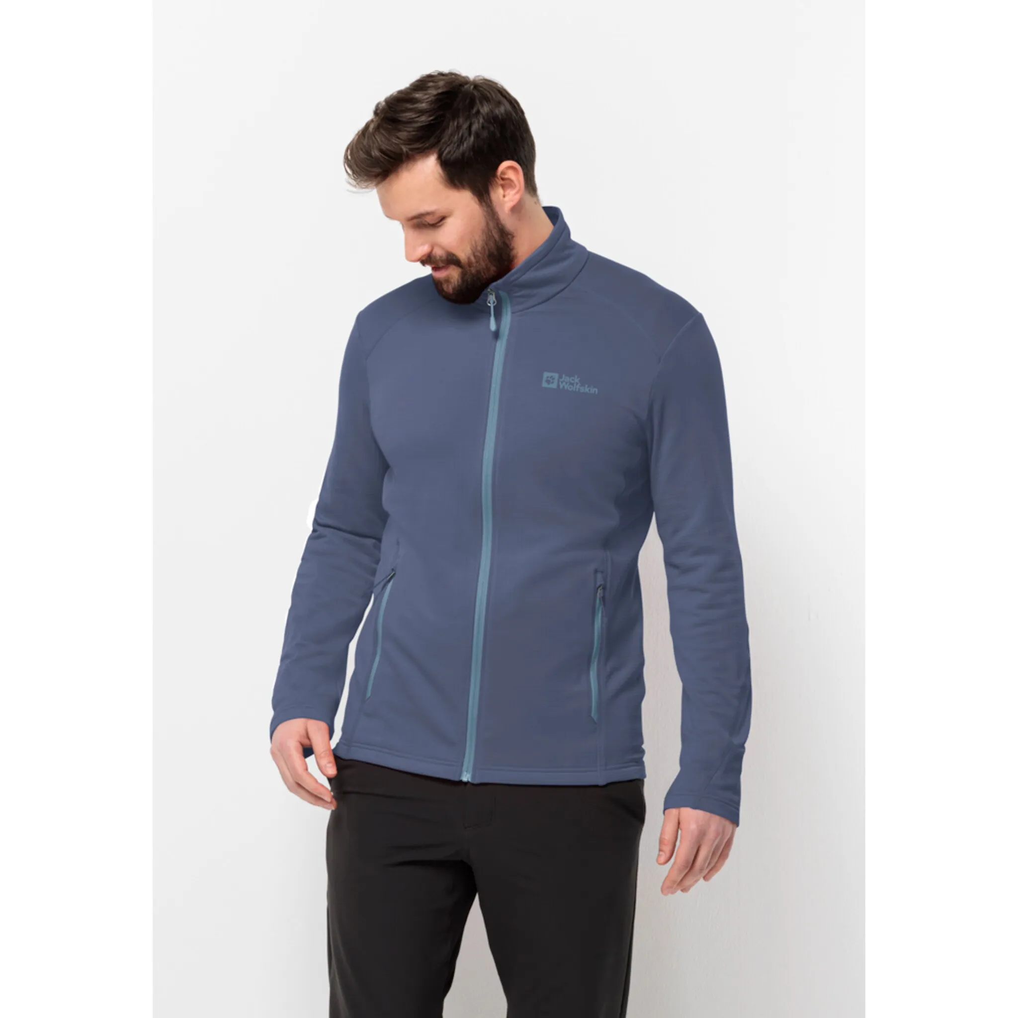 

Флисовая куртка Jack Wolfskin "KOLBENBERG FZ M", цвет Evening-Sky