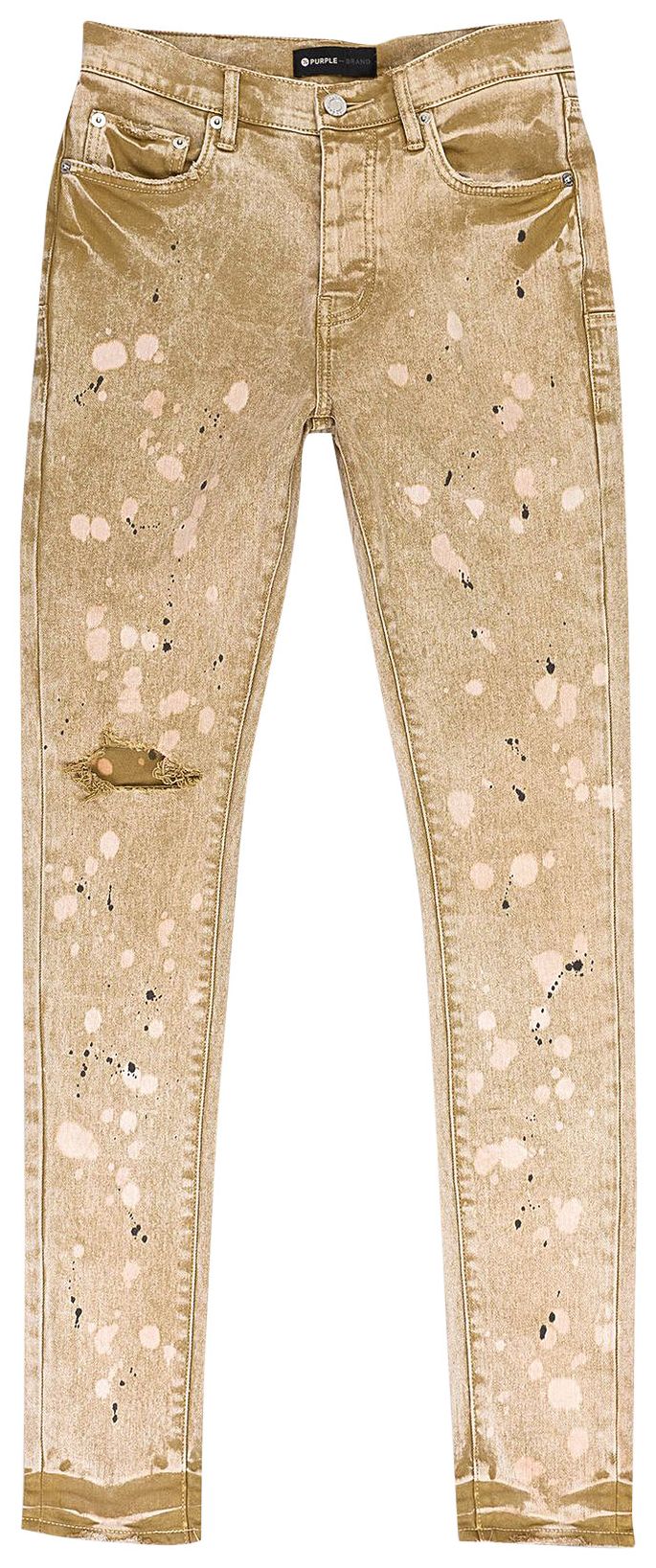 

Джинсы PURPLE BRAND Skinny Jeans 'Sandstone Acid Bleach', загар