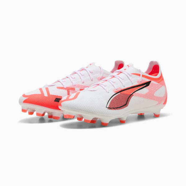 Мужские футбольные бутсы для игры на твердом/искусственном грунте Ultra 5 Pro Puma, белый — фото 4