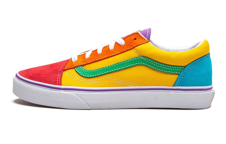 

Кроссовки Vans Old Skool Kids 'Rainbow Colorblock'