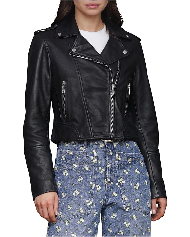 

Женская кожаная косуха Avec Les Filles, Black