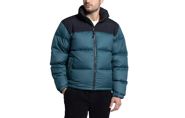 

Коллекция 1996 Пуховая куртка мужская темно-синяя THE NORTH FACE, морской синий