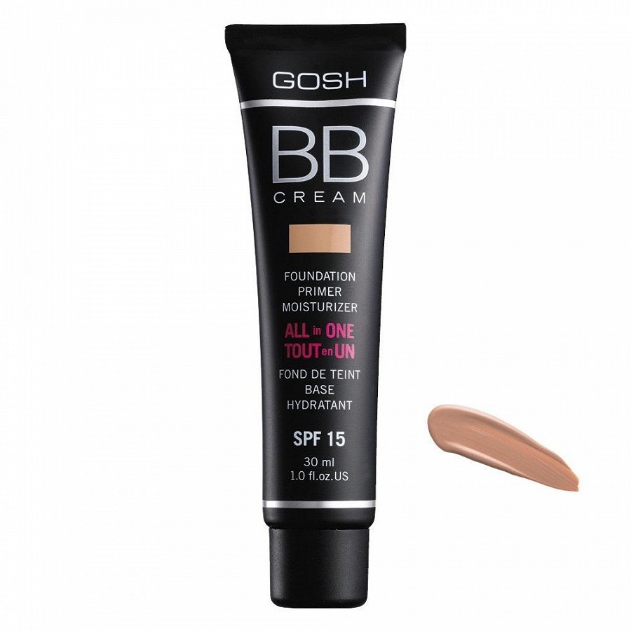 

Увлажняющий BB-крем для лица bb cream foundation Gosh, цвет nr. 03 warm beige, 30 мл