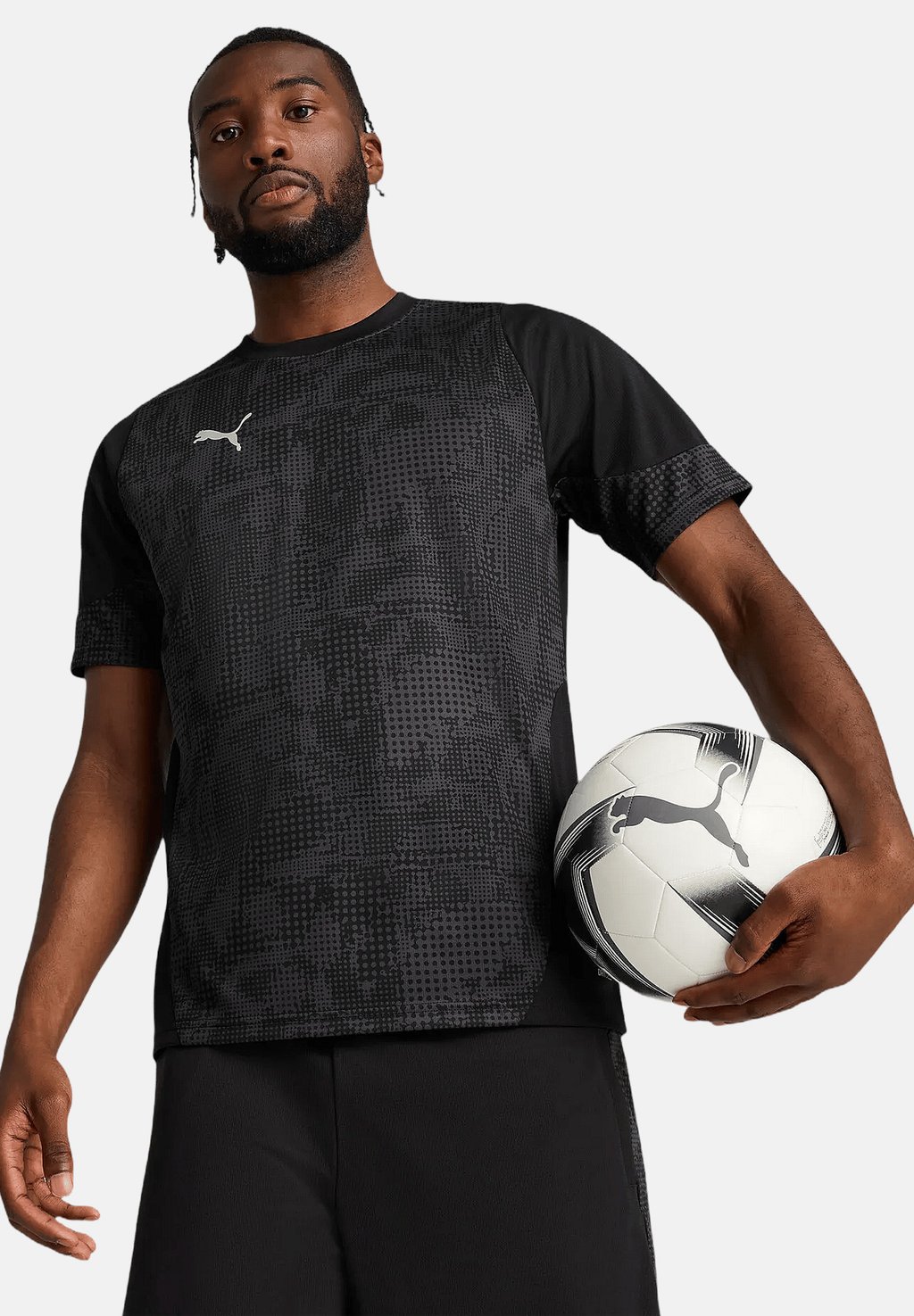 

Футболка с принтом Puma, черный