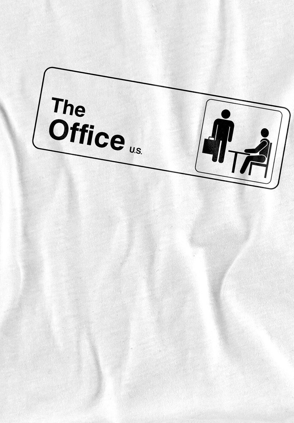 

Футболка с принтом THE OFFICE LOGO Cotton Soul, белый