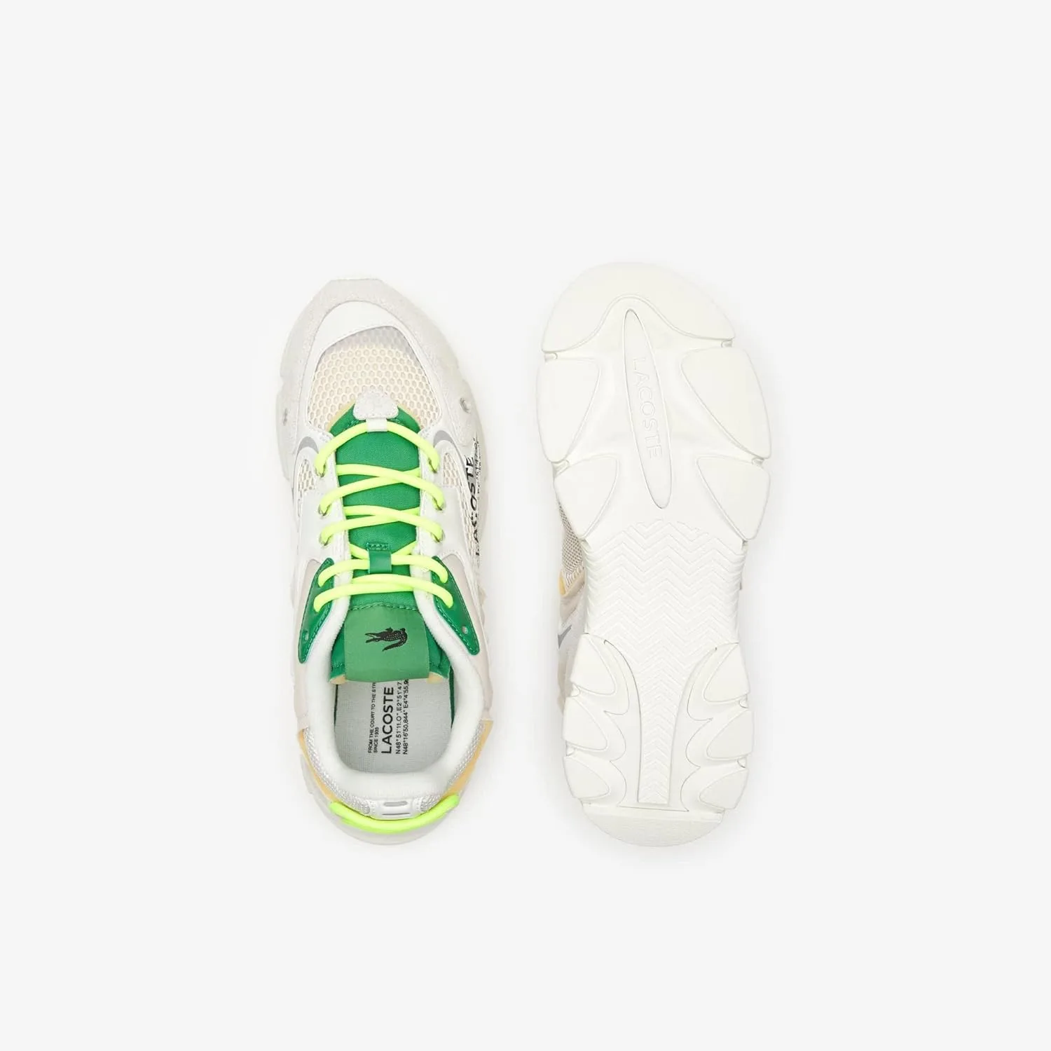 Мужские низкие кроссовки Lacoste L003 Neo 123 1 SMA, Мужская низкая обувь, зеленый — фото 4