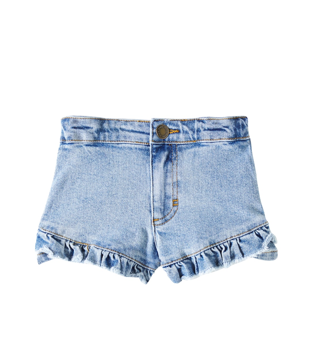 

Джинсовые шорты с оборками Agnetha Molo, Distressed Washed