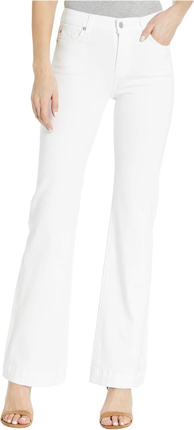 

Джинсы Dojo Tailorless in Slim Illusion White 7 For All Mankind, цвет Slim Illusion White