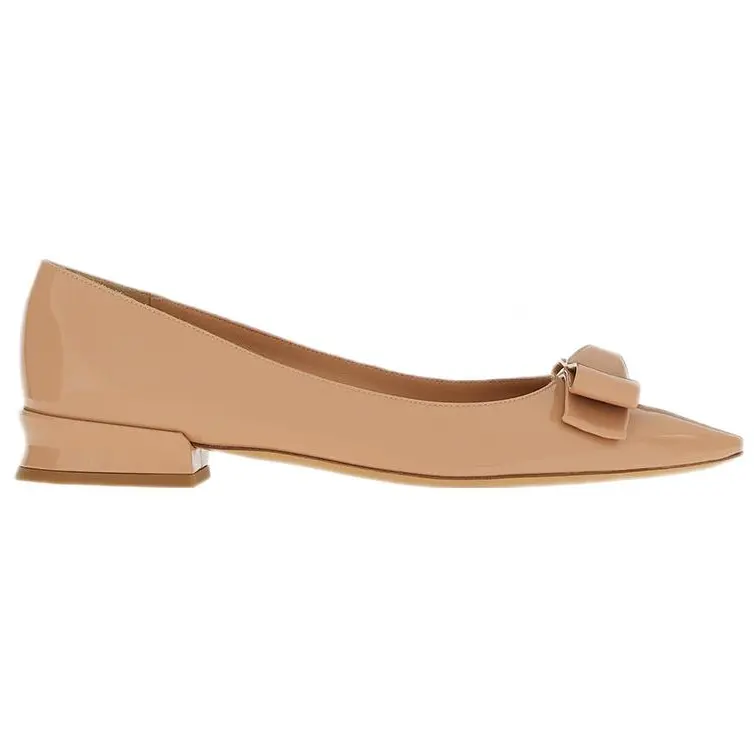 Туфли женские Ferragamo Vara, светло-коричневый — фото 2