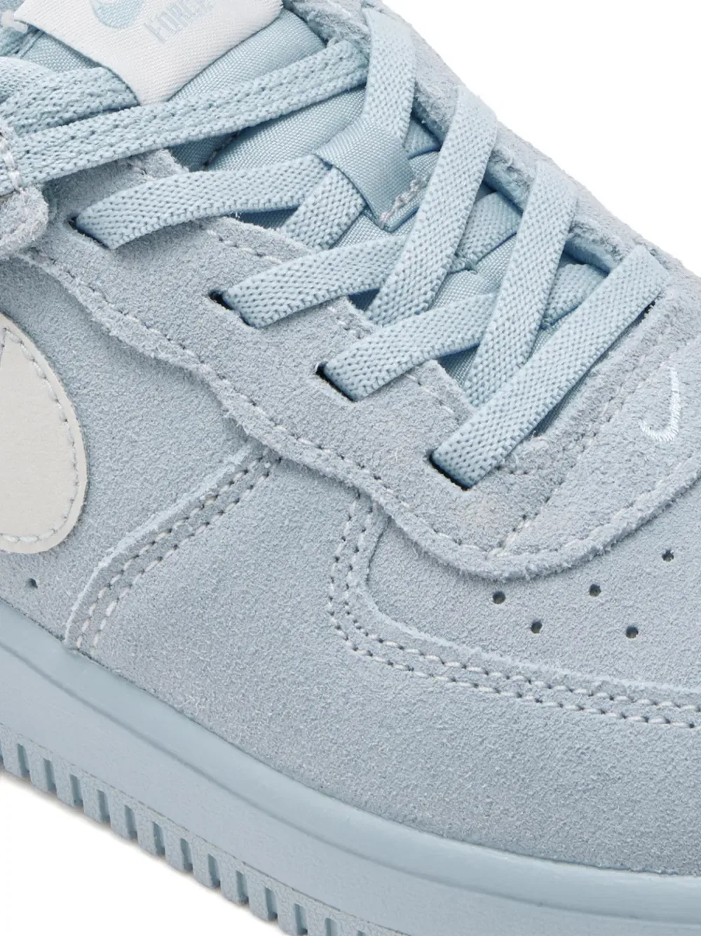 Кроссовки Force 1 low lv8 с замшевой аппликацией Nike Kids, синий — фото 4