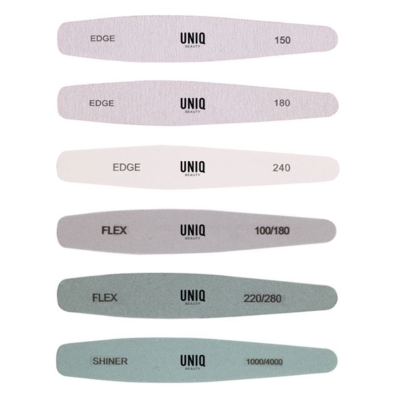 

Пилочка для ногтей multi-grit nagelfeilen- und puffer-kit Uniq, количество 6 шт.