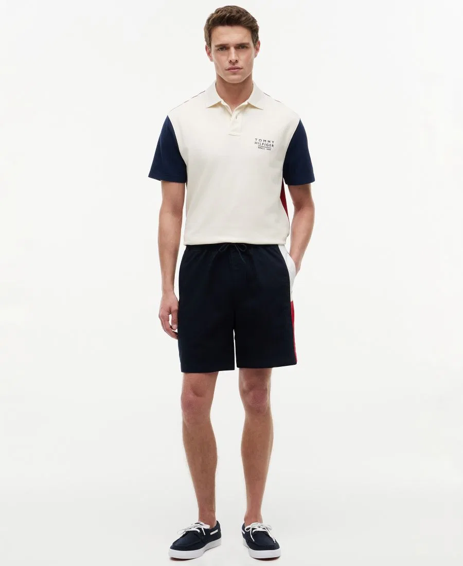 Мужские шорты Dover 20 см , стандартного кроя, из поплина с логотипом Tommy Hilfiger — фото 2