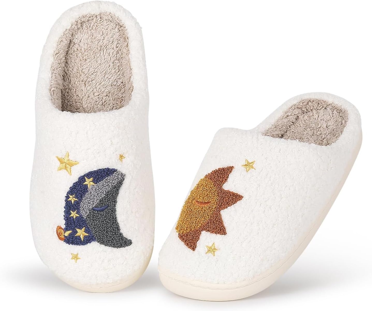 

Домашние тапочки для женщин и мужчин, ретро-стиль, мягкие, с эффектом памяти Wiretran, Sunmoonstart