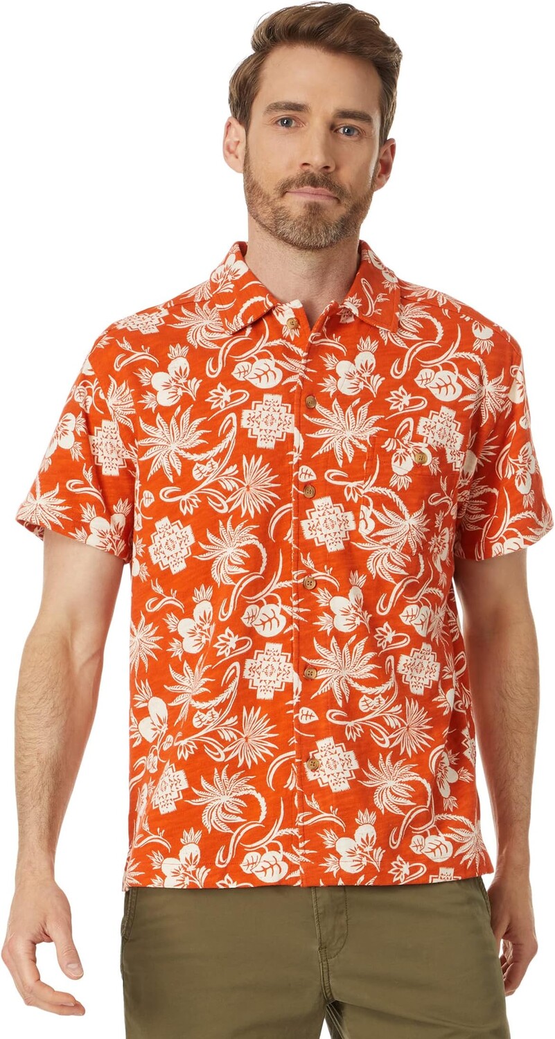 

Рубашка Pendleton Wayside Knit Shirt Short Sleeve, цвет Lava Red