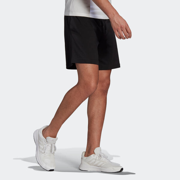 Шорты m lin sj sho logo printing sports breathable shorts black Adidas, черный — фото 4
