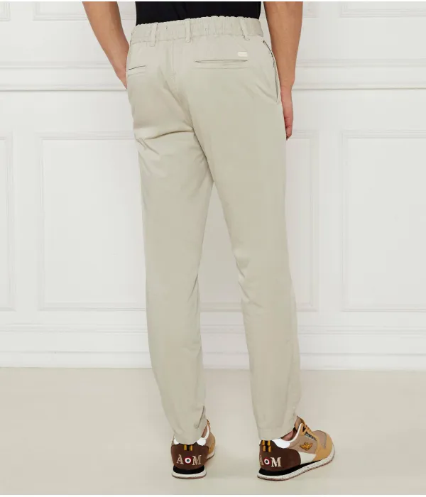 Брюки чинос ds-5 Tapered fit Boss Orange, бежевый — фото 4