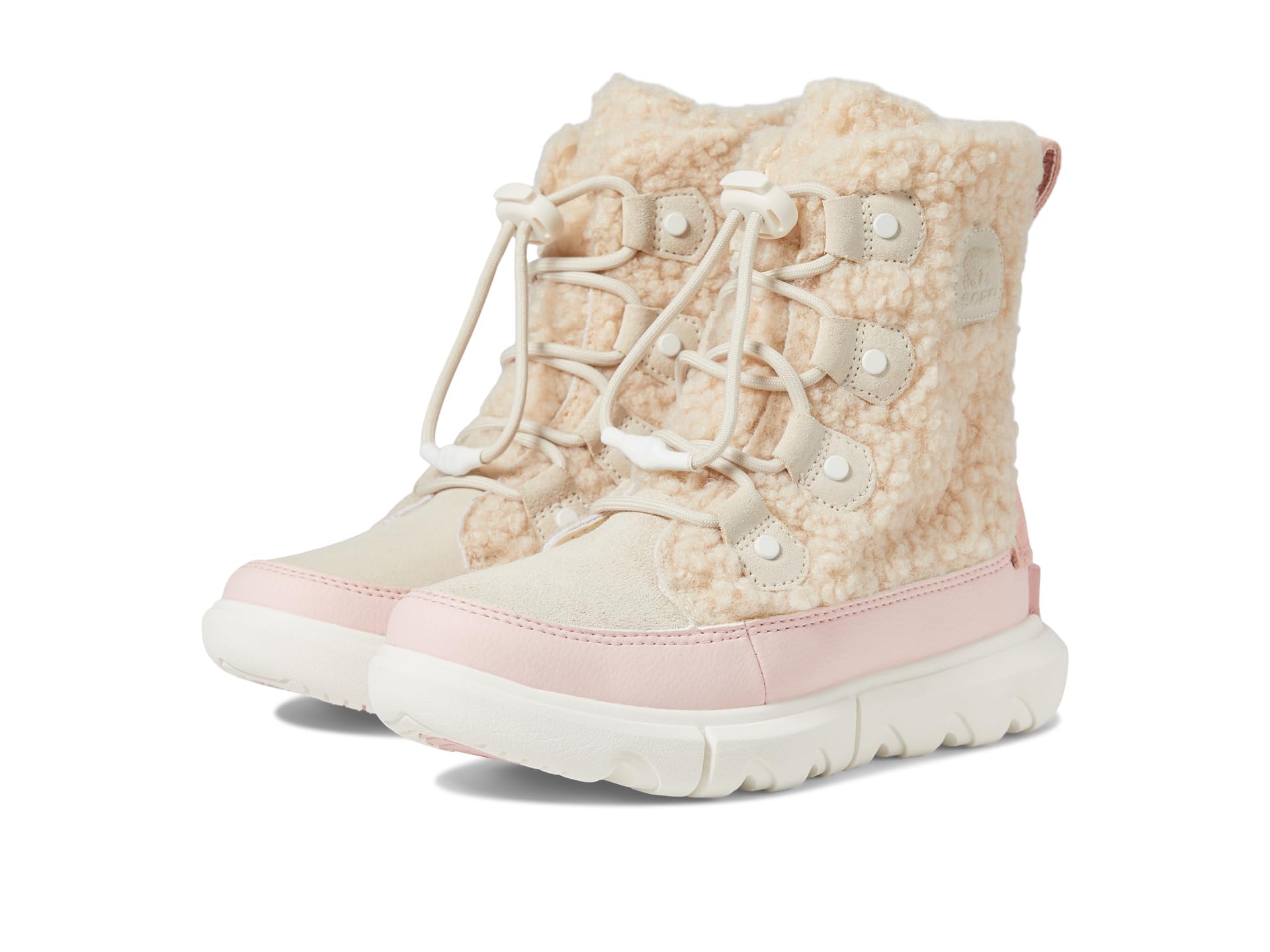 

Ботинки SOREL Kids Explorer Cozy, Natural/Vintage Pink