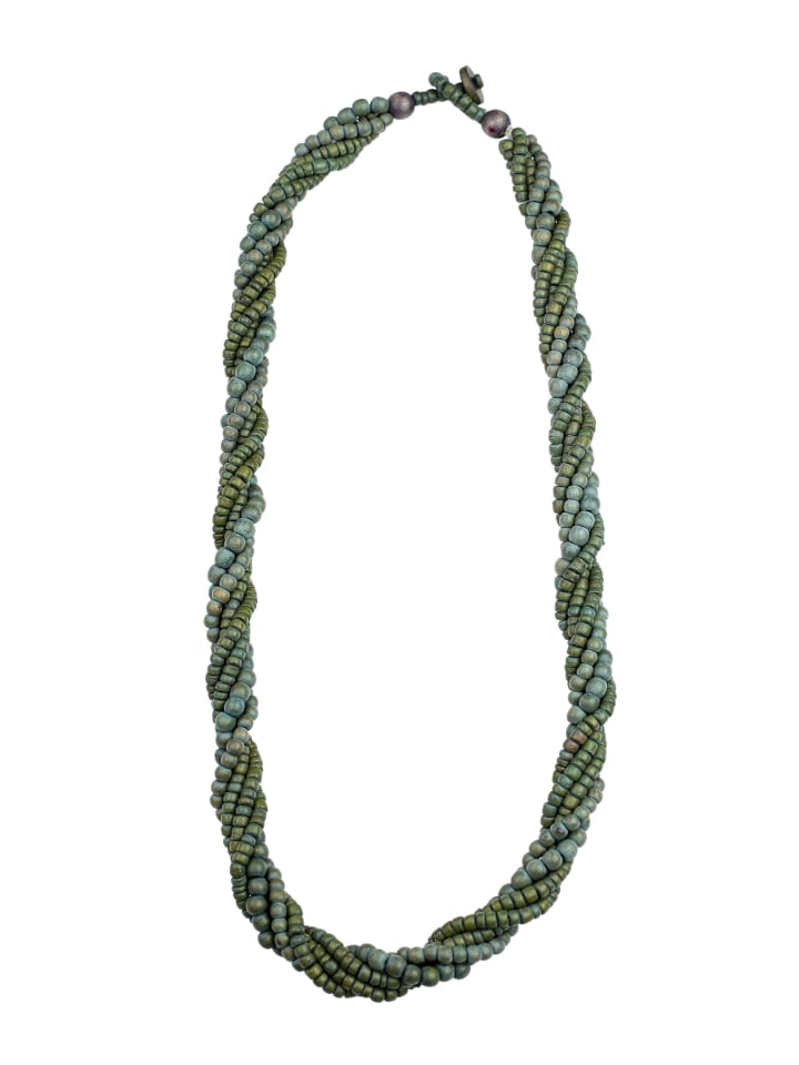 

Collezione alessandro Длинное ожерелье «Риети» цвета хаки