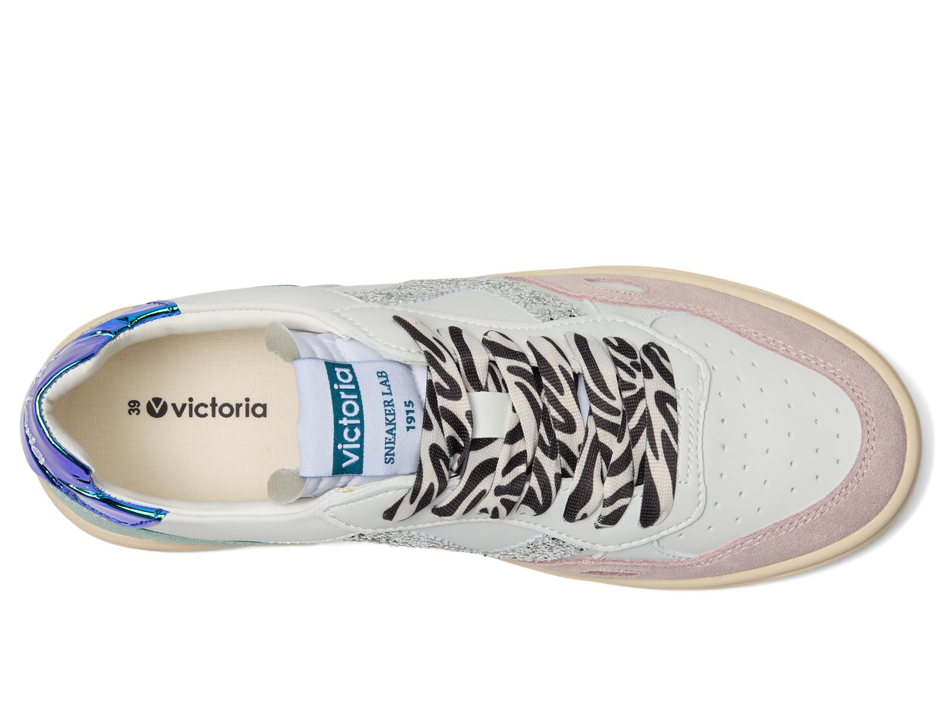 Кроссовки Unisex victoria Seul Suede & Fantasia, цвет Rosa — фото 2