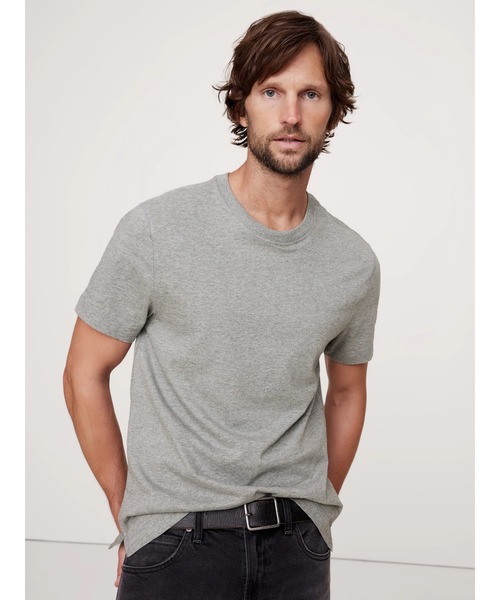 

Футболка из хлопка супима BANANA REPUBLIC, серый