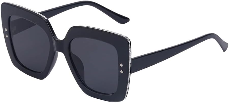 

Винтажные квадратные солнцезащитные очки для женщин, модные солнцезащитные очки в крупной оправе для женщин, большие солнцезащитные очки для женщин WNCKSQ, C1blackgray