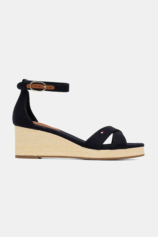 Сандалии Flag Criss-Cros Mid Wedge Espad Tommy Hilfiger, темно-синий — фото 2