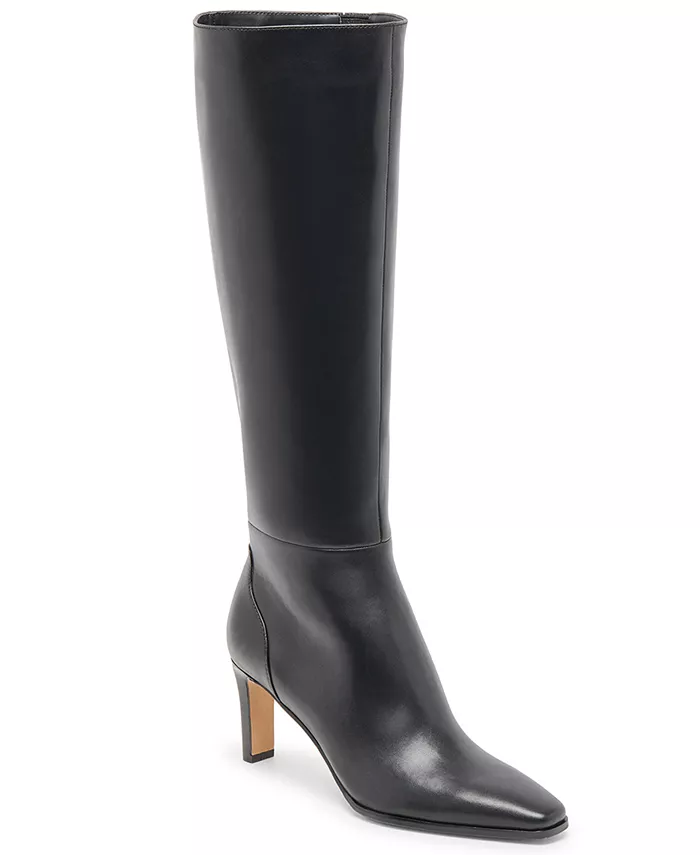 Женские сапоги Emmi с острым носом, лезвийным каблуком и высотой до колена, Regular и Wide Calf Dolce Vita, оливковый