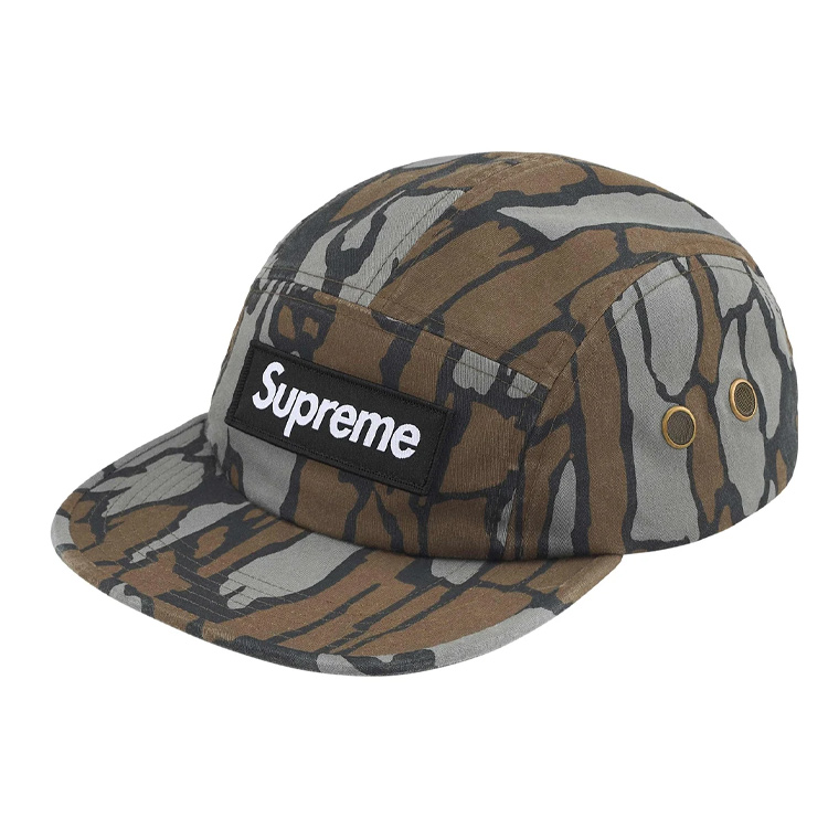 

Supreme Вымытая нейлоновая кепка Camp, Brown