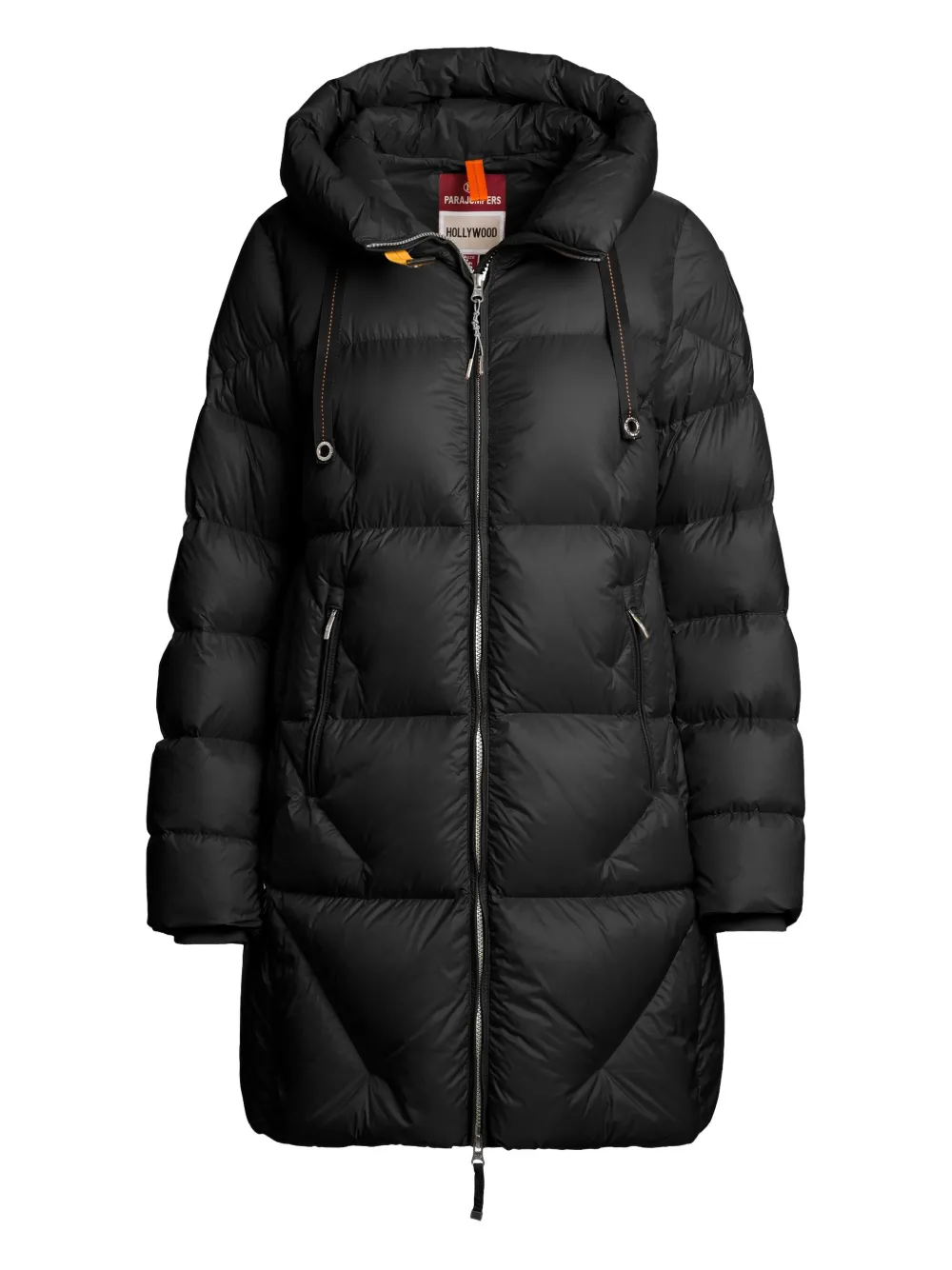 

Стеганый пуховик с капюшоном Parajumpers, черный