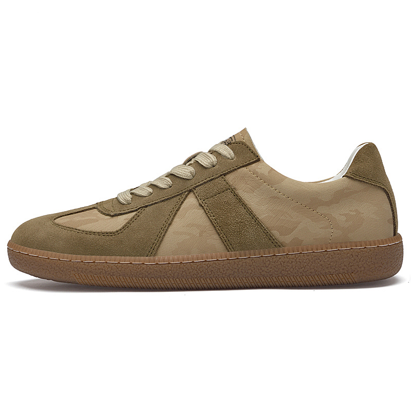 

LAORENTOU Мужские повседневные кеды Low Top бежевые, цвет Beige