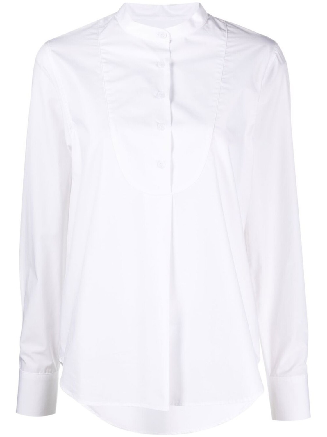 

Длинная рубашка без воротника Filippa K, белый