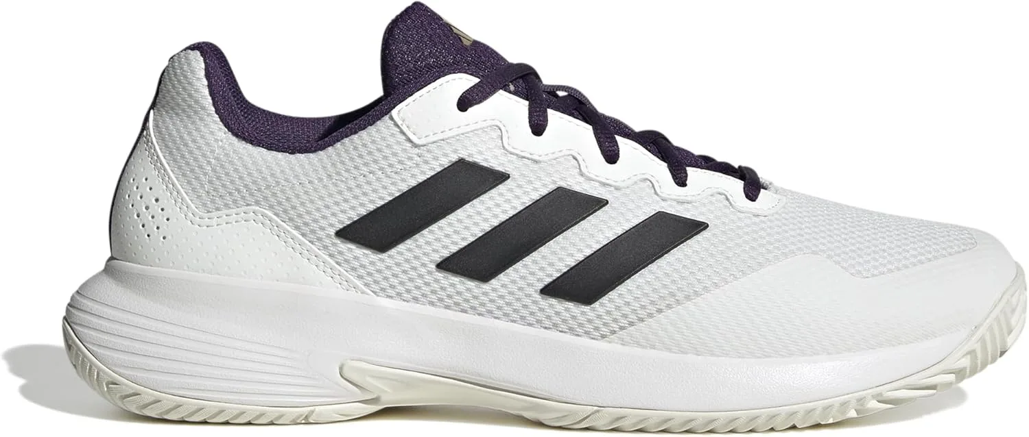 Мужские теннисные кроссовки Gamecourt 2.0 adidas, белый — фото 2