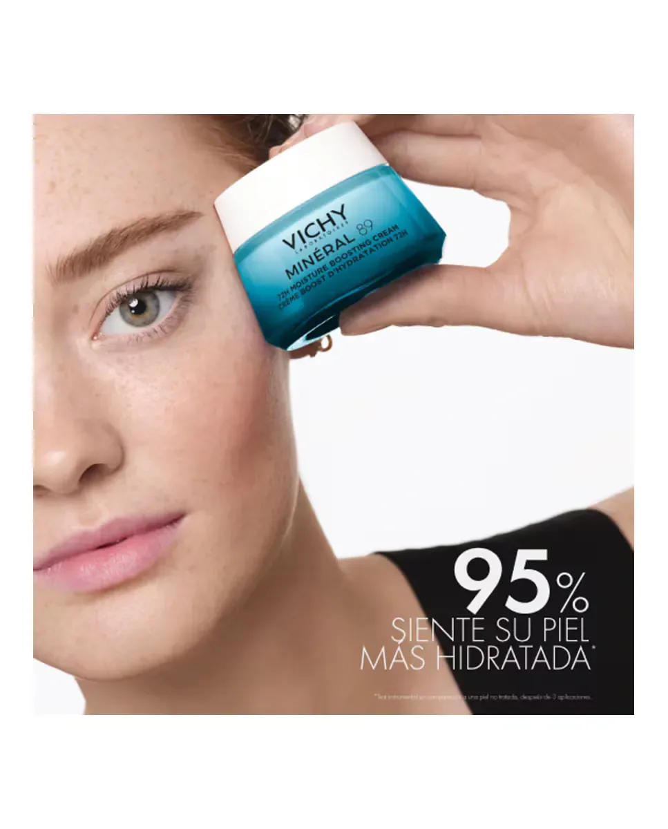 Крем для лица Vichy — Минераль 89 Увлажняющий Легкий 72Ч С Гиалуроновой Кислотой и Скваленом, 50 мл — фото 3