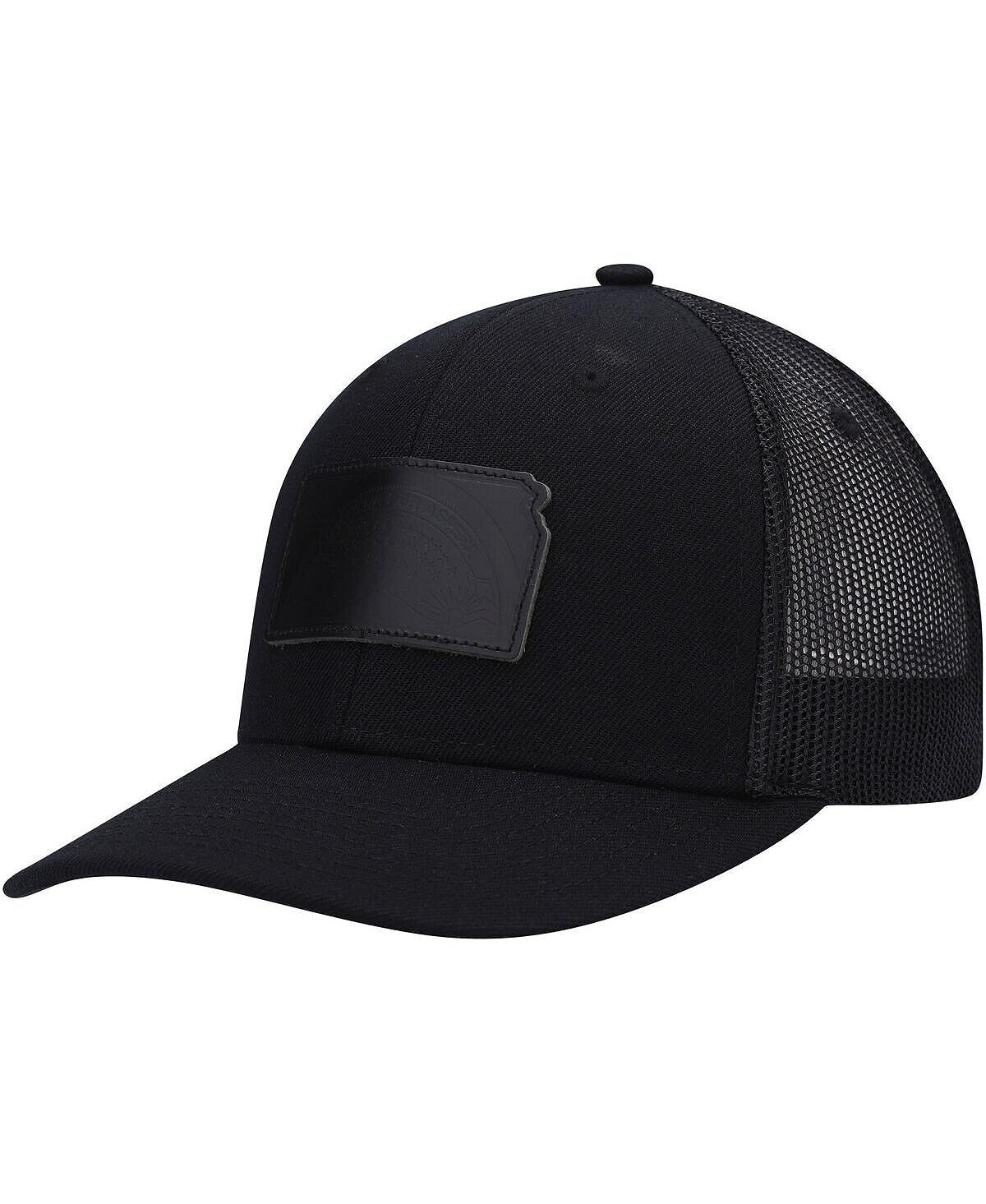 

Мужская кепка Trucker Snapback с нашивкой Kansas Blackout State Local Crowns
