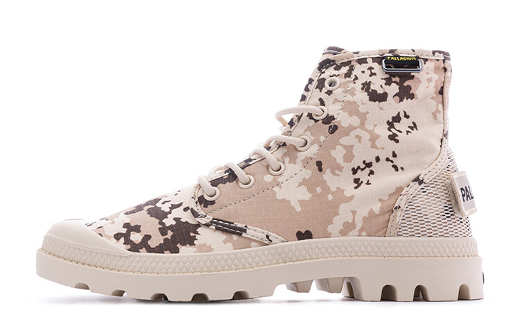 

Pampa Canvas Shoes Unisex High-top Beige Palladium