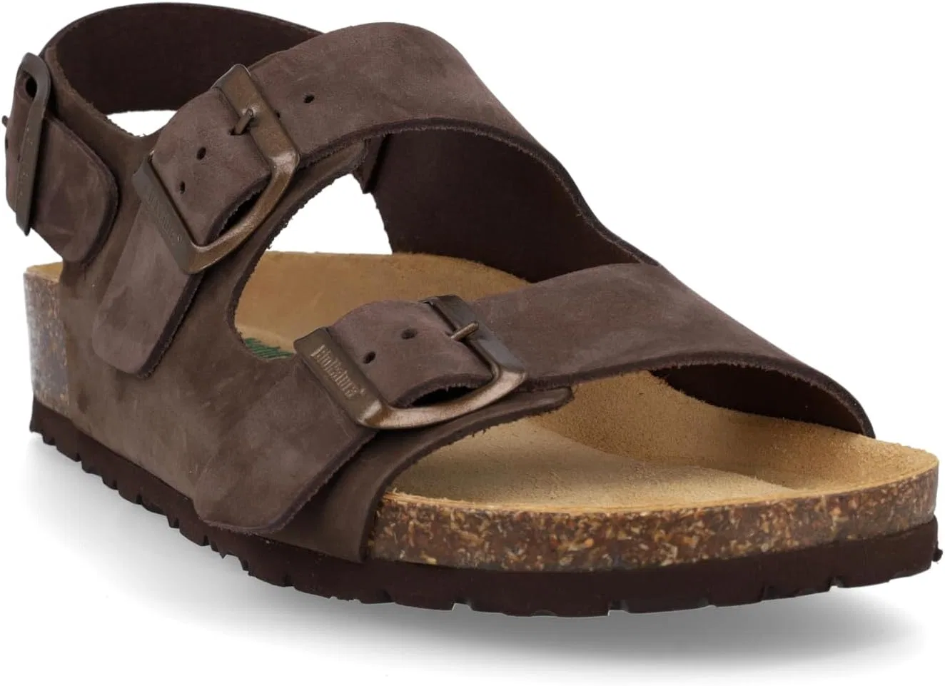 BioNatura 11 Sahara Imb V. Nabuk Мужские сандалии с анатомической стелькой, Head Of Dark Brown — фото 3